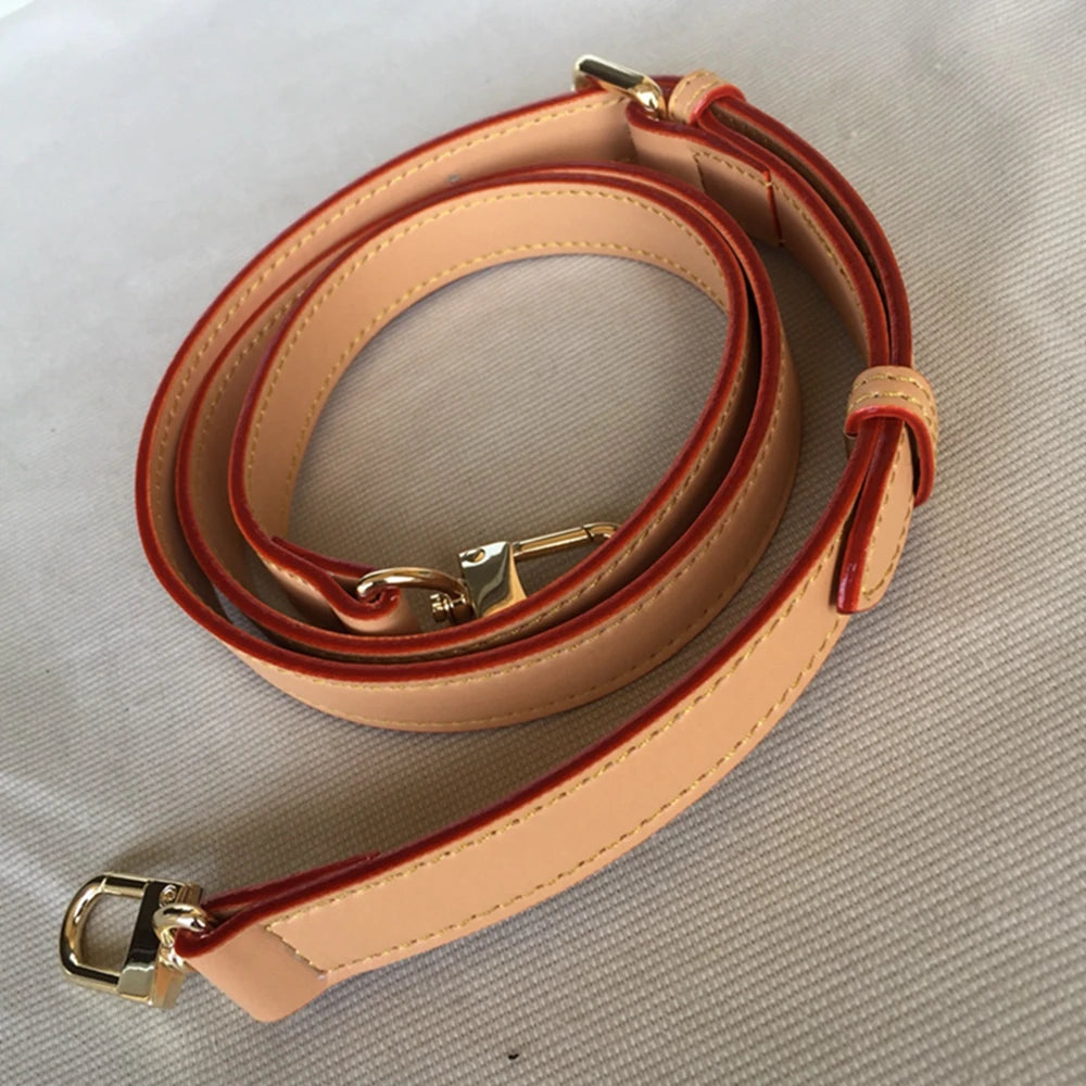 Adjustable 105-120cm Genuine Cow Leather Bag Straps Women Handbag Handle Wide Belt Shoulder Crossbody Fashion Beeswax Bag Strap