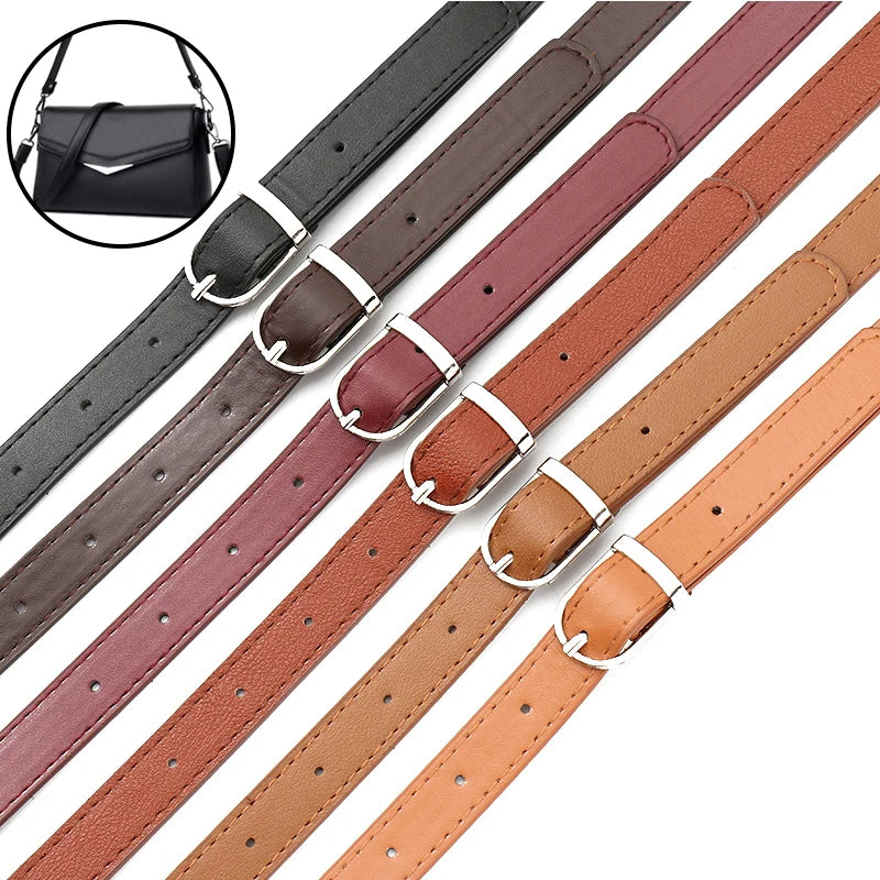 Leather Bag Strap Adjustable Wide Strap  Women Shoulder Crossbody Bag Belt Bag Part Accessories Female Messenger Bag Strap 120cm