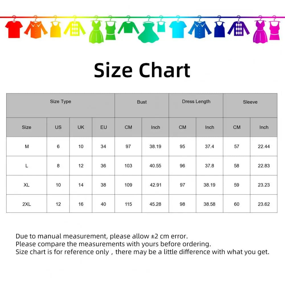 A Line Skirt Women Summer Dress Loose Trumpet Sleeve Long Sleeves Printing Loose Hem Lady Midi Dress Female Clothes