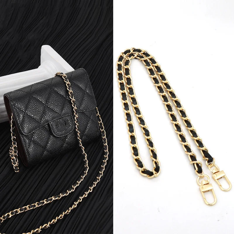 Multicolor Bag Chain Accessories Gold Silver Women Shoulder Bag Chain Metal Bag Chain Strap Crossbody Bag Belt Chain for Handbag