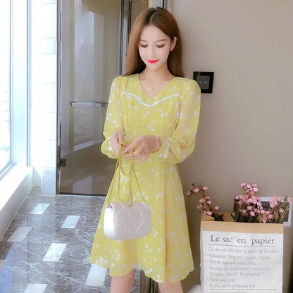 Woman Dress Soft Dresses for Women Yellow Holiday Mini Short Formal Occasion One-piece Trendy X Chic and Elegant Pretty Y2k G