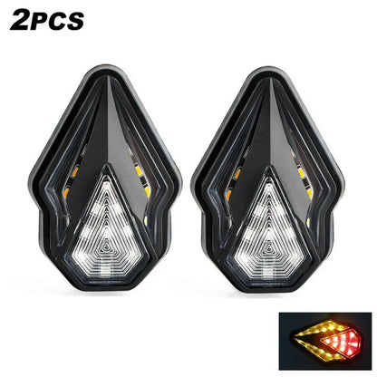 2 Pcs Motorcycle Led Turn Signal Dc 12v Flush Mount Indicators Turn Lights Mobile Drlindicator Lights Motorcycle Accessories