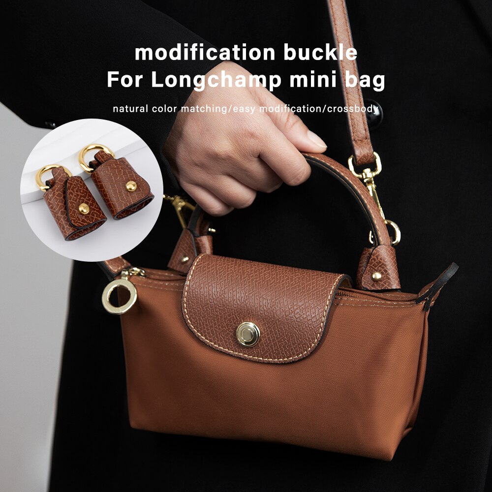 Style with Punch-free Genuine Leather Shoulder Strap