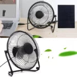 Portable Solar Powered Cooling Ventilation Fan