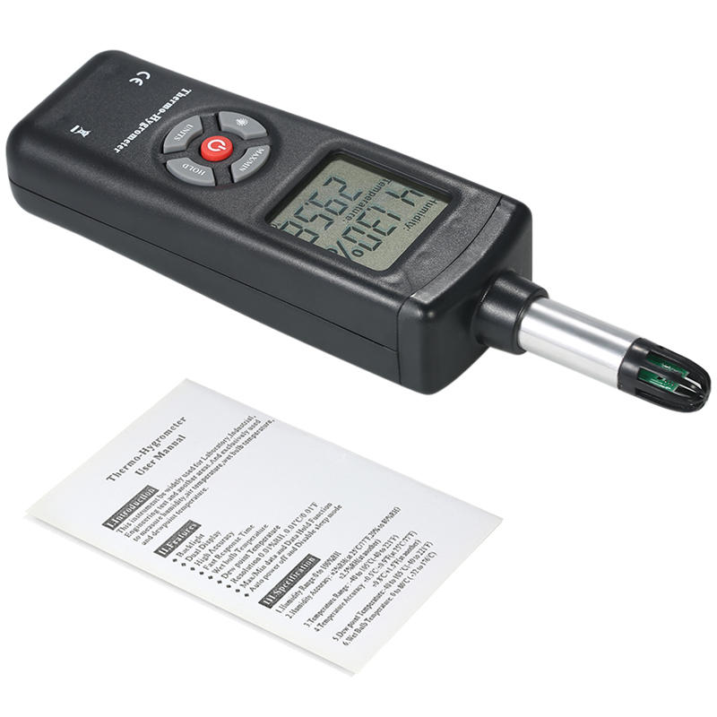 TL-500 Digital Thermometer Hygrometer: Accurate Humidity and Temperature Tester