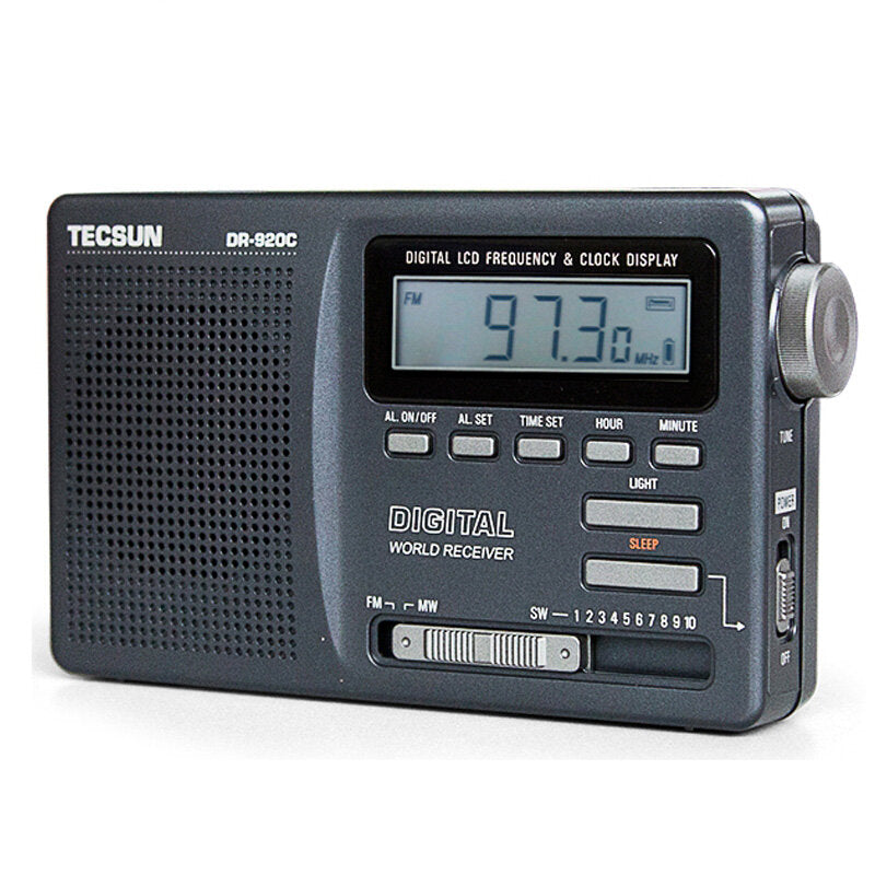 Tecsun Digital Alarm Clock Radio with 12 Band Receiver