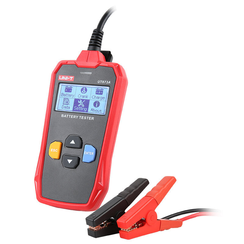 UNI-T UT673A Digital Battery Tester: Perfect for Automotive Storage, AGM, GEL, EFB Batteries