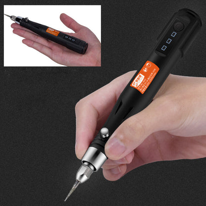 Portable USB Electric Grinder: 3-Speed Polishing, Drilling, and Engraving Tool