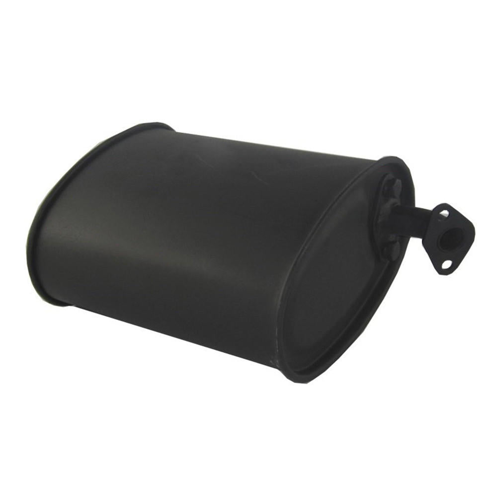 Universal Black Iron Exhaust Muffler Silencer for Gasoline Generators