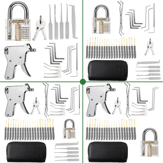 Locksmith Practice Tools: Lock Picks, Key Extractor, and Tool Kits