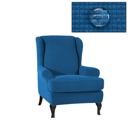 Waterproof Wingback Chair Slipcover: Elastic Armchair Protector Covers