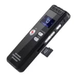 Professional Digital Voice Recorder: 8GB USB, WAV/MP3 Player