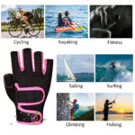 Unisex Short Finger Gloves – Perfect for Sailing, Cycling, and Fishing