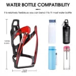 West Biking Ultralight PC Bicycle Water Bottle Cage – Ideal for MTB/Road Cycling