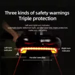 Meilan X5: Wireless Bicycle Rear Light with Remote Signal