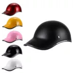 Unisex Baseball Cap Style Half Helmet for Motorcycle, Bike, Bicycle Activities