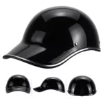 Unisex Baseball Cap Style Half Helmet for Motorcycle, Bike, Bicycle Activities