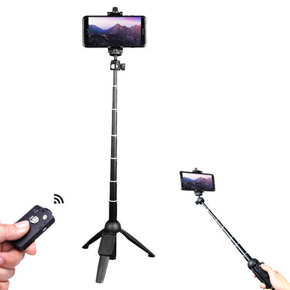 YUNTENG 992: Mini Tripod Selfie Stick with Bluetooth Remote