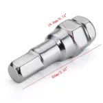 12mm Hex Key Wheel Lug Nut Tuner with 6-Point Spline