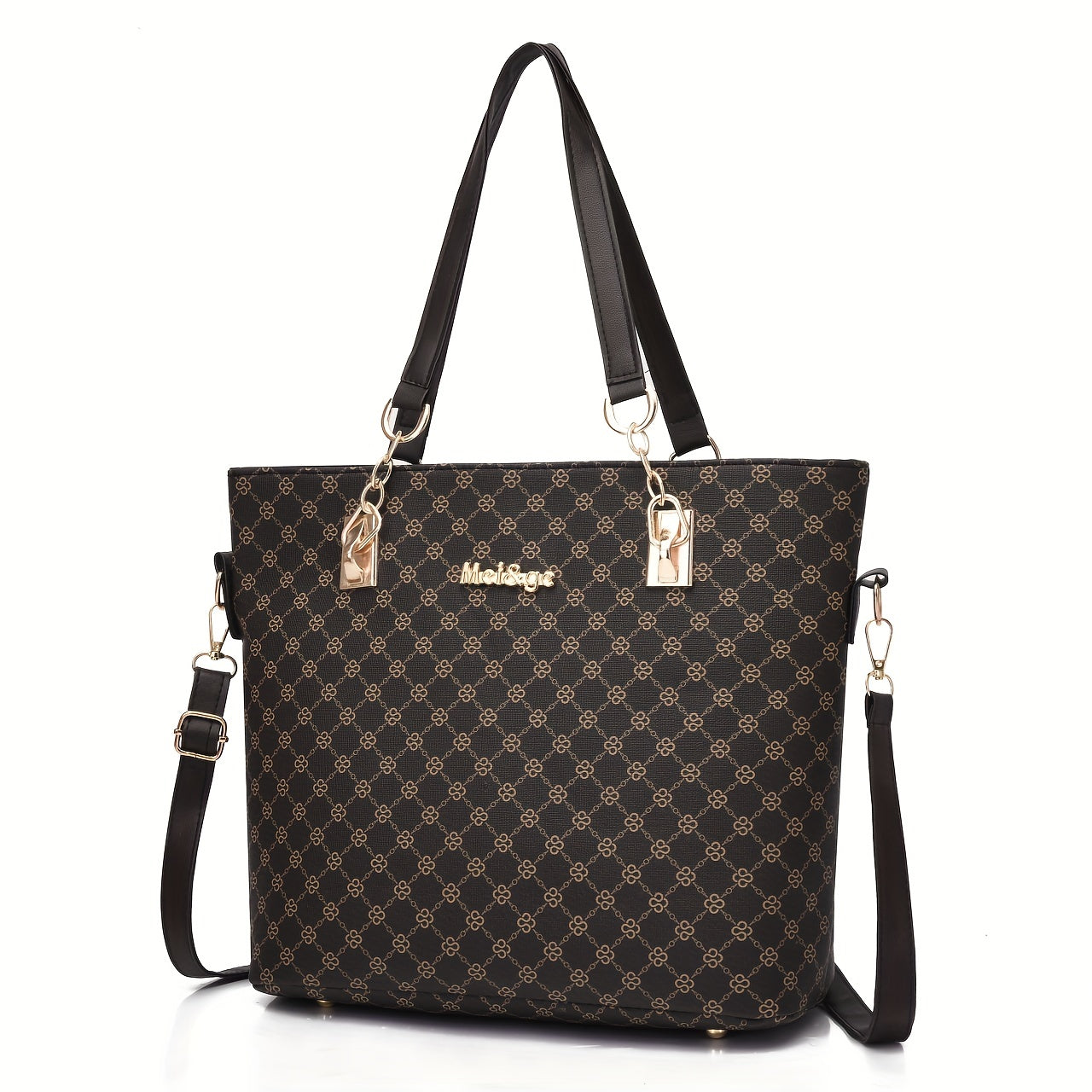 Versatile 6-Piece Faux Leather Bag Set - Trendy Tote, Crossbody, Handbag, & More for Daily Chic