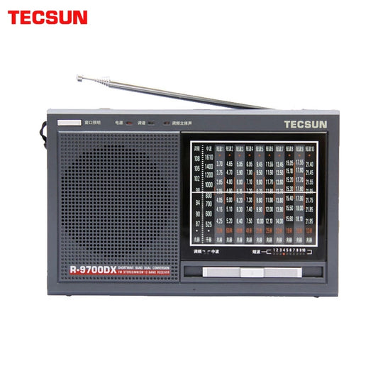 TECSUN R-9700DX: Portable 12-Band Radio with High Sensitivity and Built-In Speaker