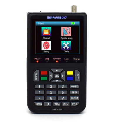 IBRAVEBOX V9 Finder: Satellite TV Signal Receiver with LCD Screen