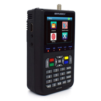 IBRAVEBOX V9 Finder: Satellite TV Signal Receiver with LCD Screen