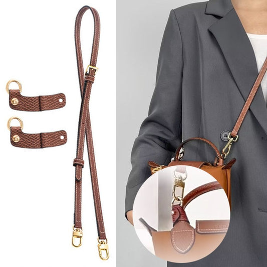 Elevate Your Style with Women Transformation Genuine Leather Strap Handbag Belts, longchamp strap